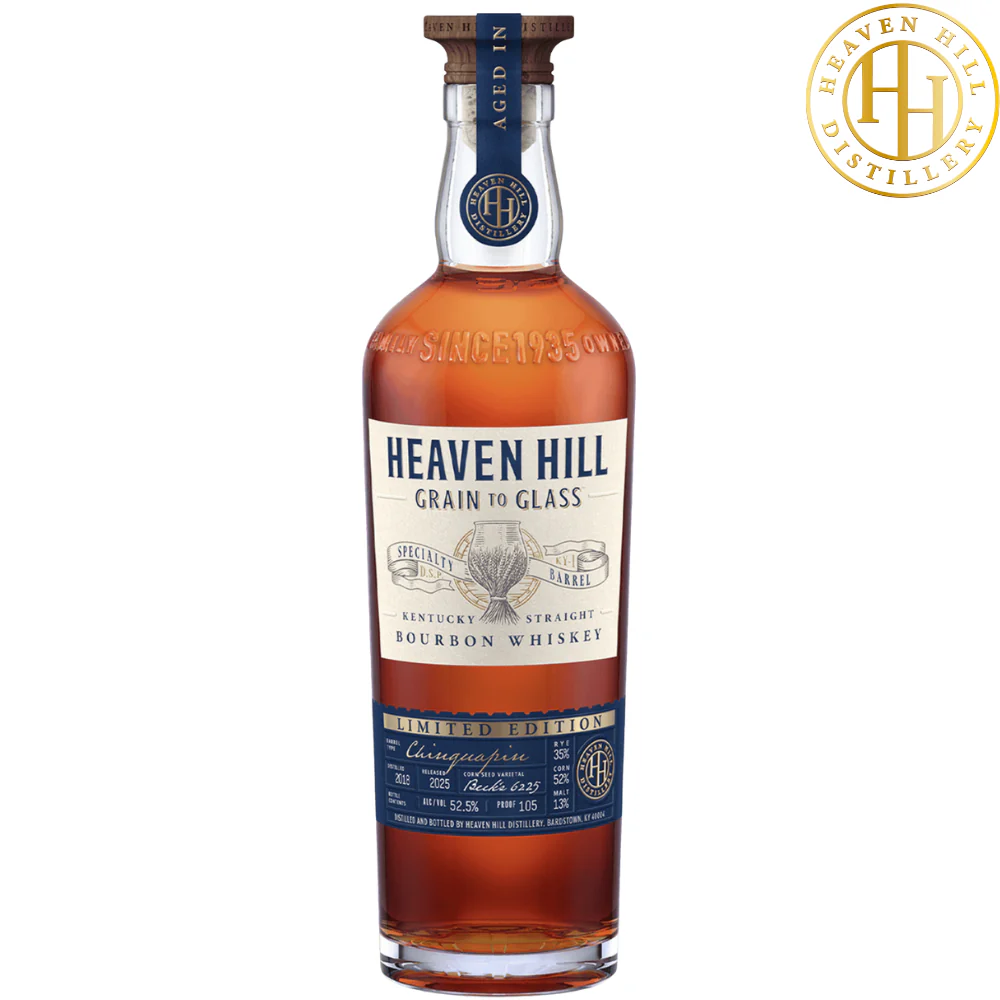 Heaven Hill Grain To Glass Bourbon Chinquapin Barrel 2025 Limited Edition