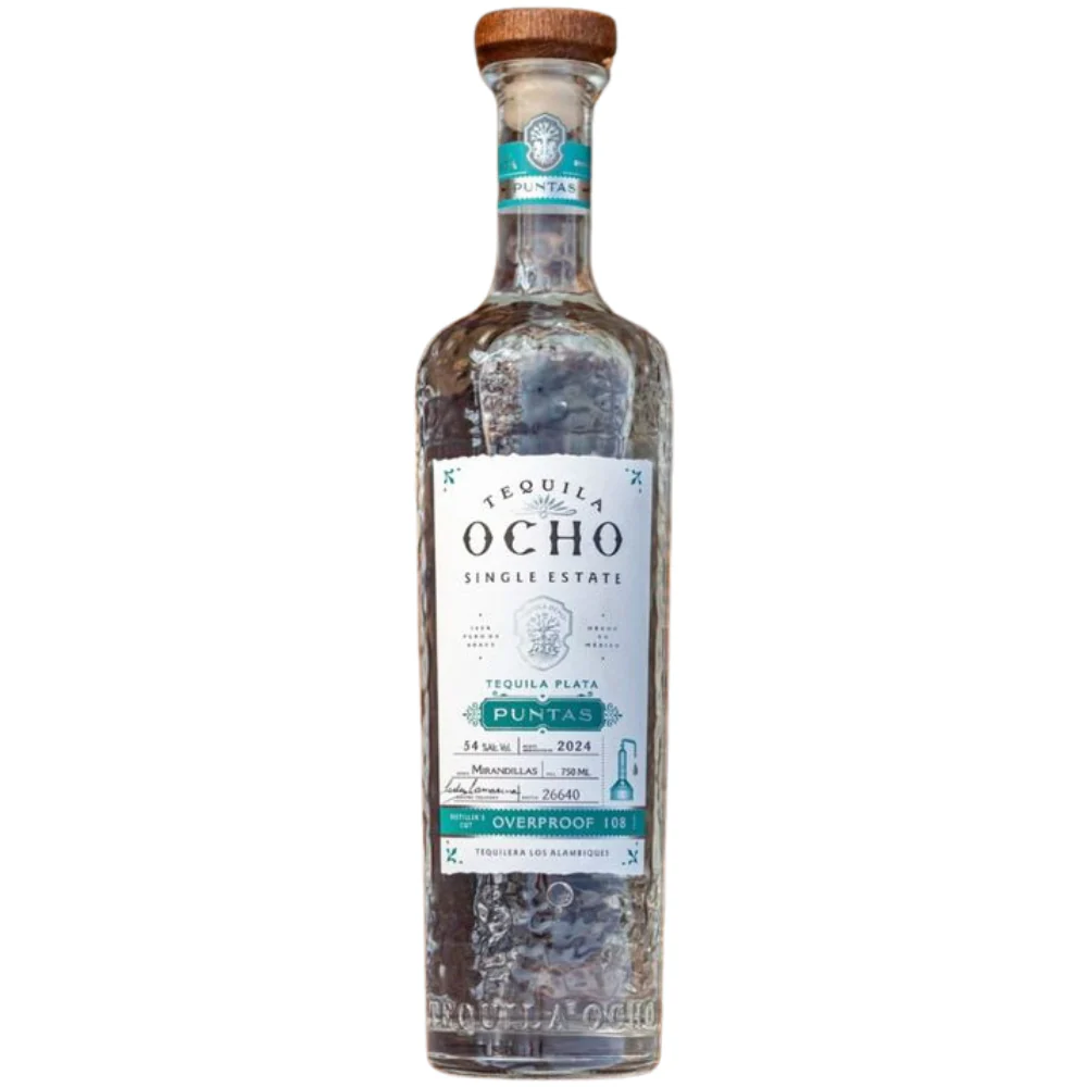 Tequila Ocho Single Estate 2024 Plata Puntas Tequila