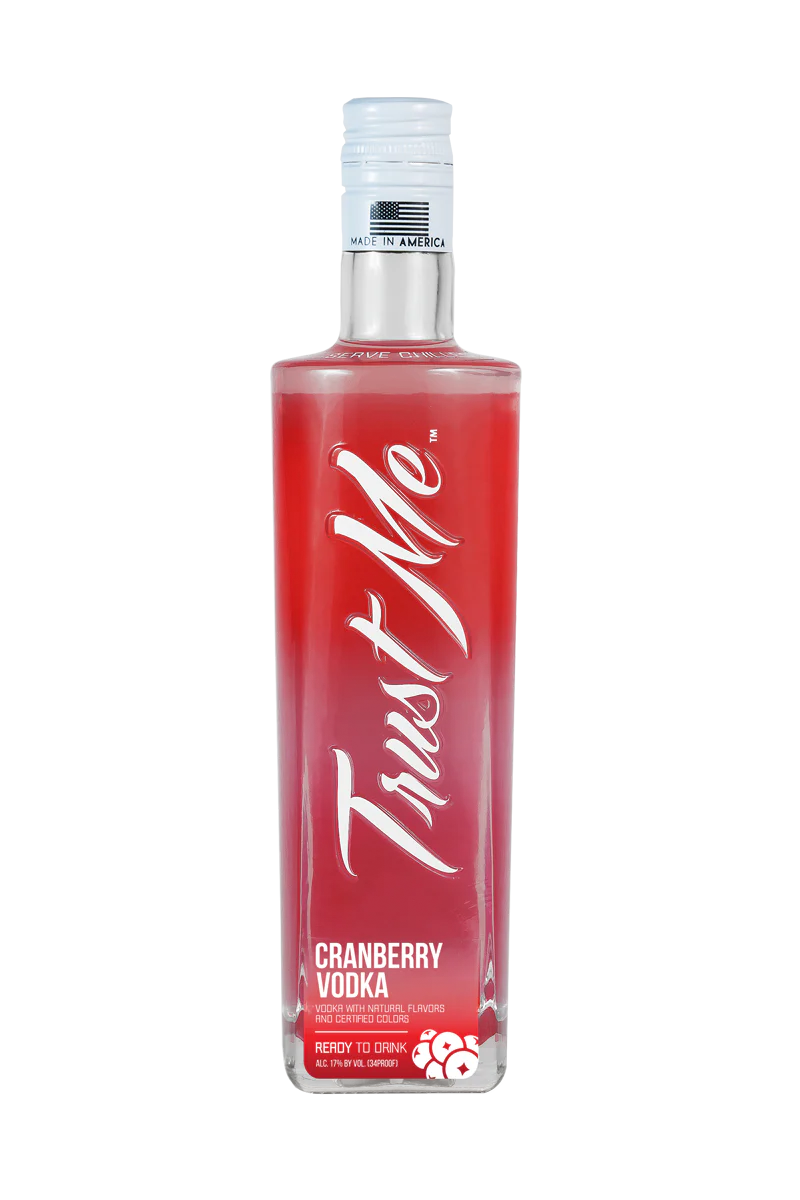 Trust Me Vodka Bottled Cocktail - Cranberry Vodka 375ml
