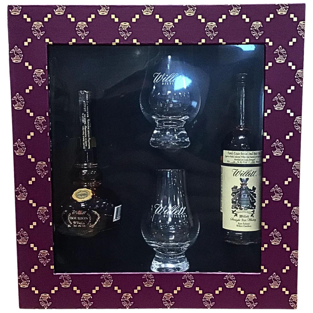 Willet Family Estate 50ml Gift Pack W/2 Willet Glencairns